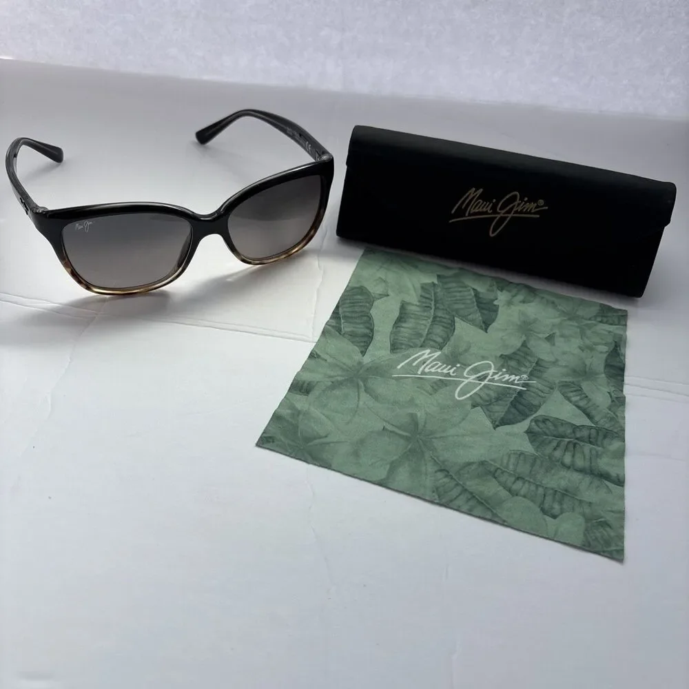 Maui Jim Polarized Sunglasses Starfish Cat Eyes Tortoise Brown w/Bronze Lenses